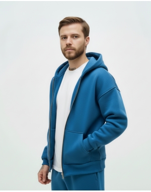 Худі чоловіче утеплене на блискавці з капюшоном Mishe 3212004