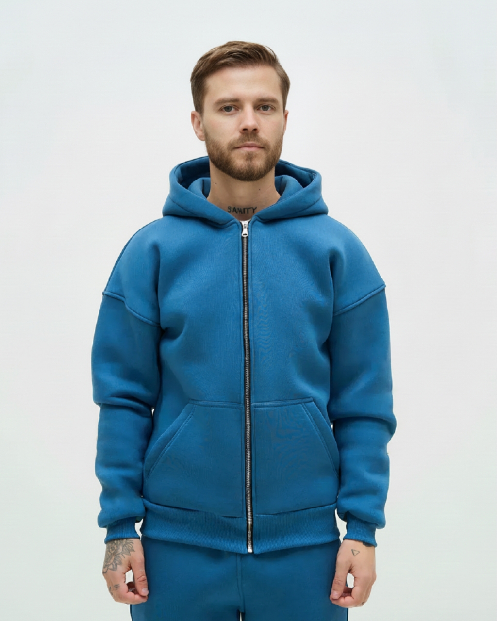 Худі чоловіче утеплене на блискавці з капюшоном Mishe 3212004