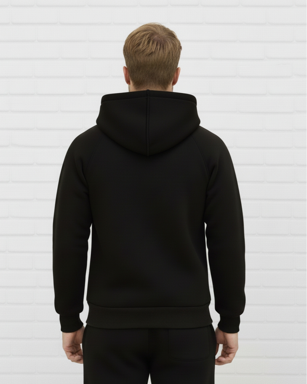 Повседневное мужское худи на флисе Mishe 3222004