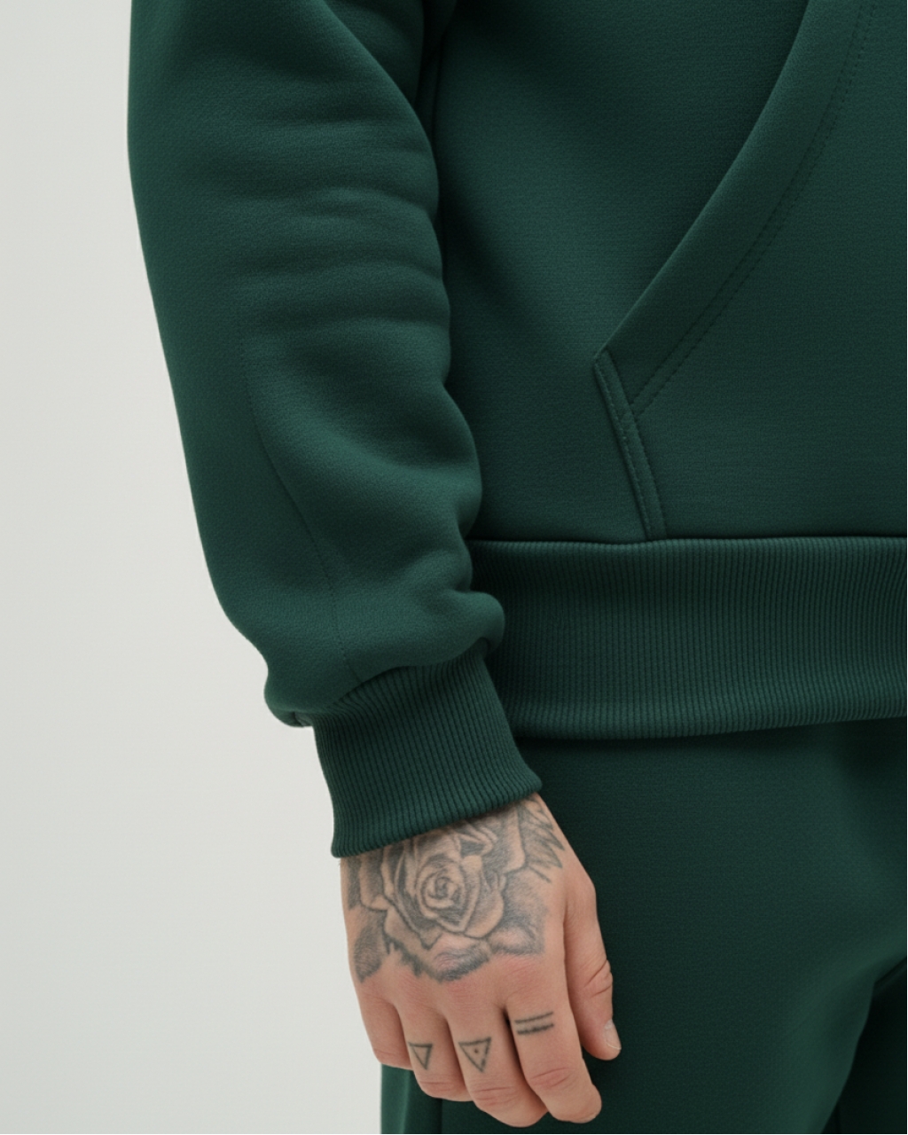 Мужское худи на флисе повседневное Mishe 3222003