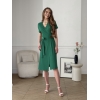 Сукня на запах в рубчик зелена Zocca 700001868