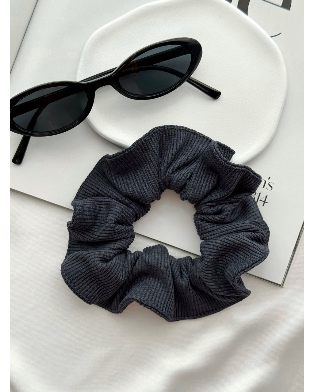 Довга сукня-футболка у рубчик сіра Merlini  Zara 700001844