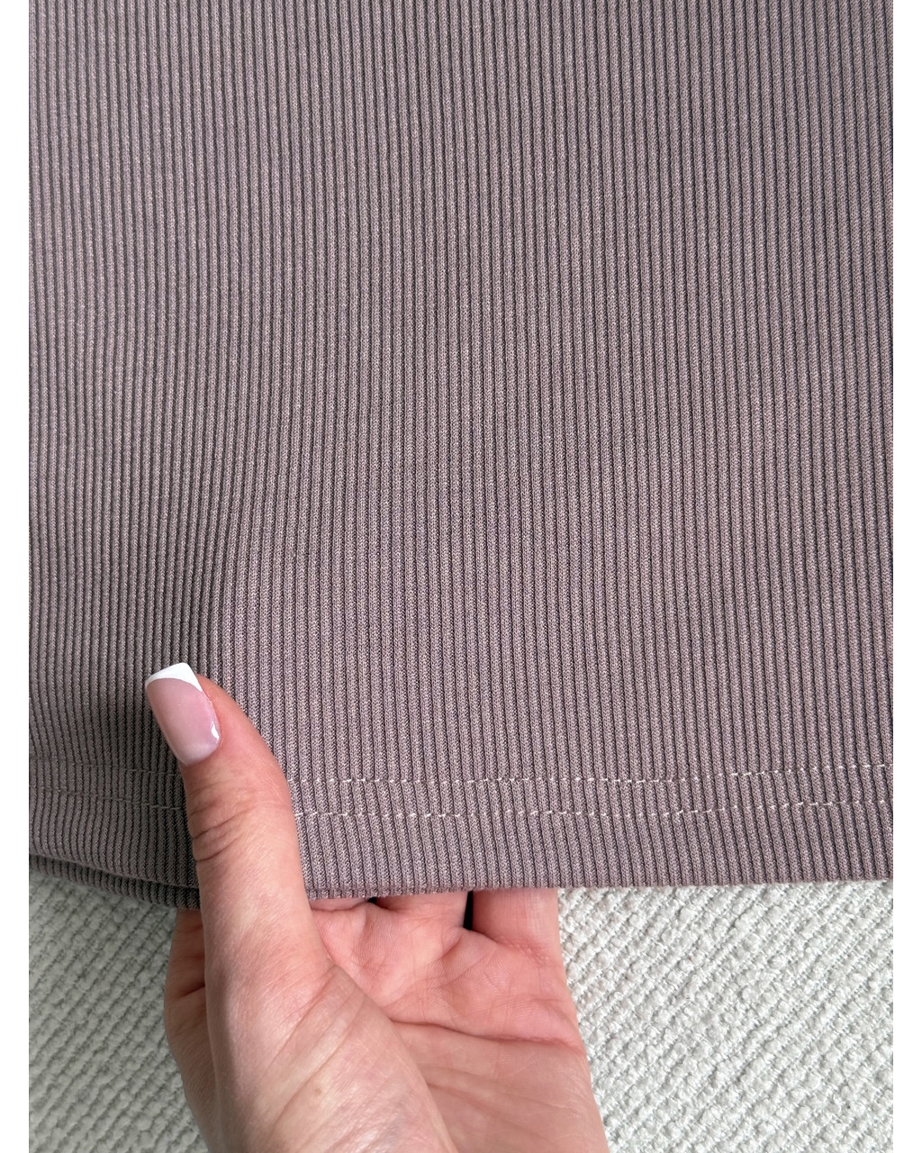 Платье на запах в полоску бежевое Zocca 700001862