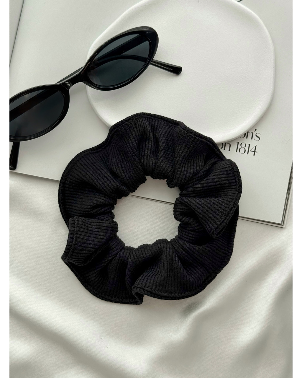 Довга сукня-поло у рубчик чорна Bergamo 700002241