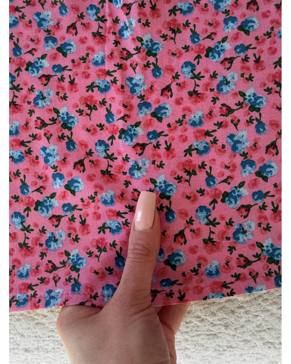 Сукня з комірцем у квіточку з штапелю рожева Tapi 700002227