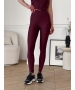 Бордові лосини з біфлексу Terbo 600000322