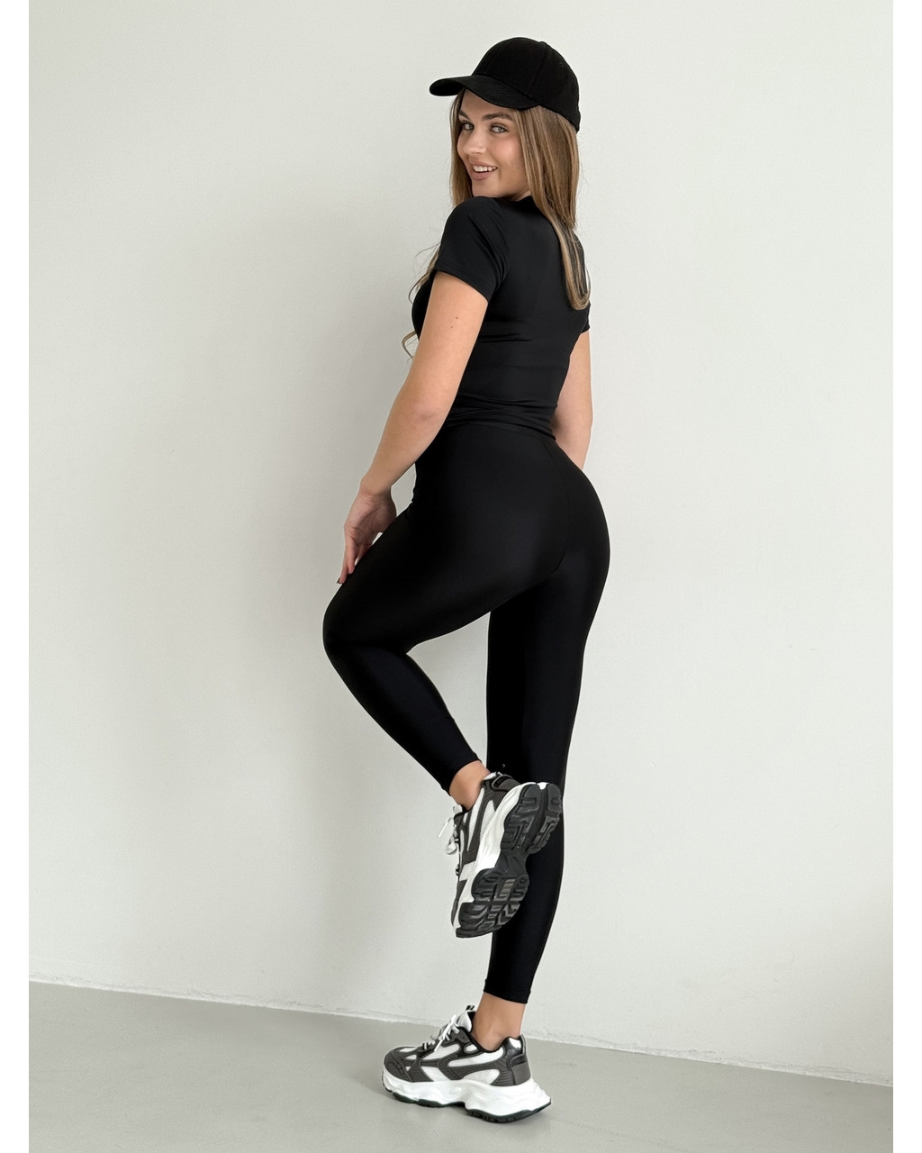 Чорні лосини з біфлексу Terbo