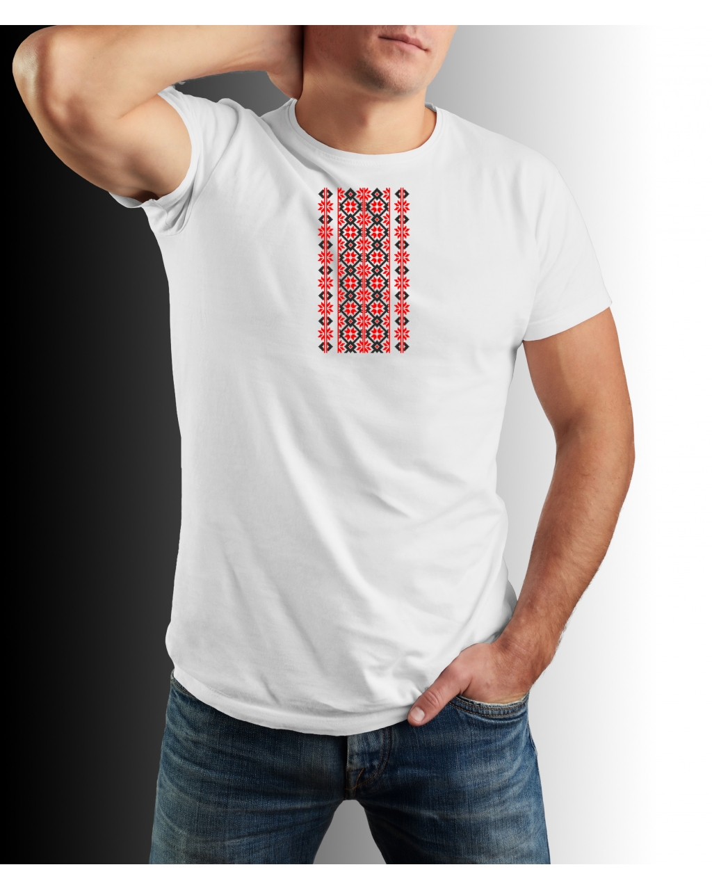 Чоловіча футболка патріотична вишиванка Mishe 11100060
