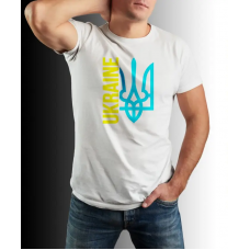 Мужская футболка Ukraine с Гербом 