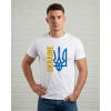 Чоловіча футболка Ukraine з гербом патріотичний стиль якісний трикотаж Mishe 11100029
