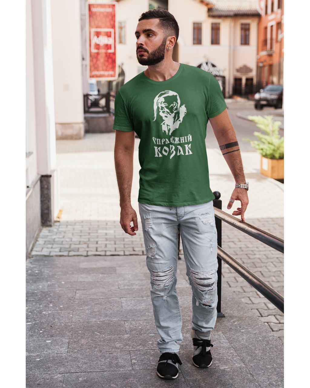 Чоловіча  футболка Справжнiий козак Mishe 111000205