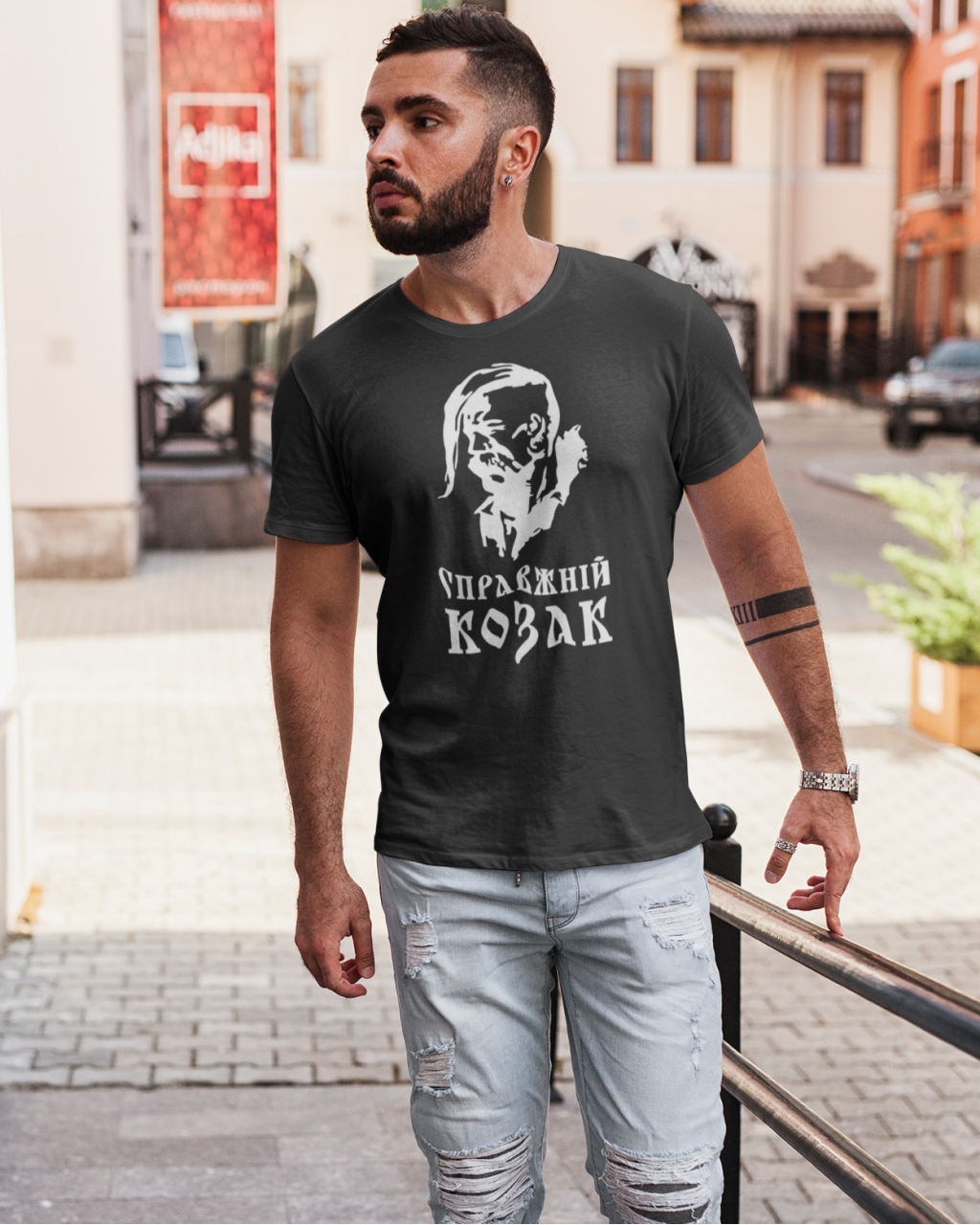 Чоловіча  футболка Справжнiий козак Mishe 111000205