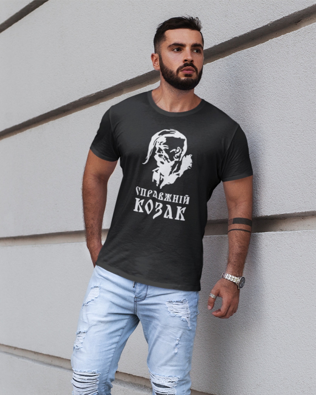 Чоловіча  футболка Справжнiий козак Mishe 111000205
