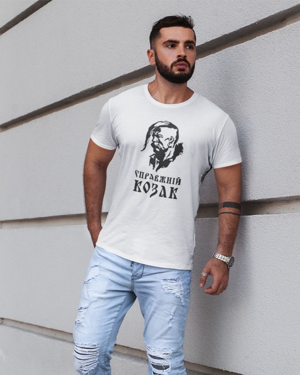 Чоловіча  футболка Справжнiий козак Mishe 111000205