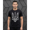 Чоловіча футболка з гербом і з патронами Mishe 11100077 чорна