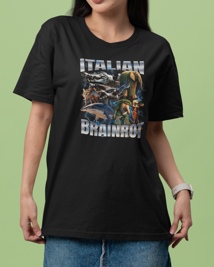 Футболка женская Итальянский брейнрот Italian brainrot 211211009
