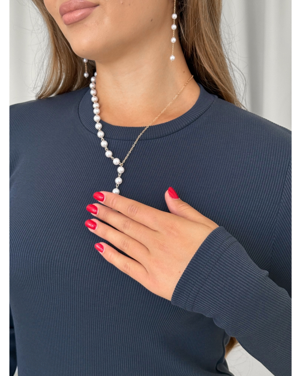 Сукня нижче колін у рубчик сіра Merlini Арма 700001684