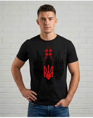 Чоловіча футболка з червоним гербом Mishe 11100099