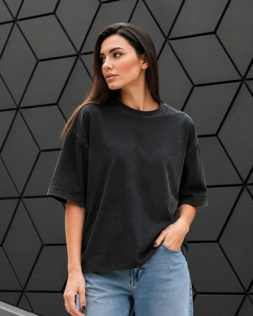 Женская футболка оверсайз варенка MISHE Urban Heavy Cotton 250 г/м²